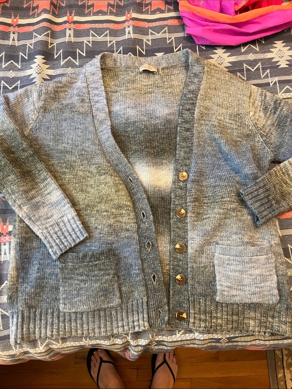 Dress Forum Knit Cardigan in blue size L